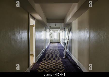 SPINE-CHILLING Bilder haben einen Einblick in die berühmt-berüchtigte Putnam Hotel, wo der Gast seine schwangere Freundin getötet und ihre fünfzehn Woche angeboten. Stockfoto