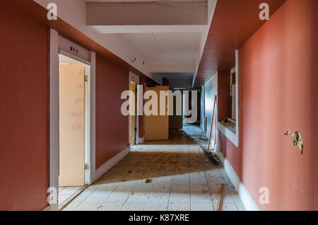 SPINE-CHILLING Bilder haben einen Einblick in die berühmt-berüchtigte Putnam Hotel, wo der Gast seine schwangere Freundin getötet und ihre fünfzehn Woche angeboten. Stockfoto