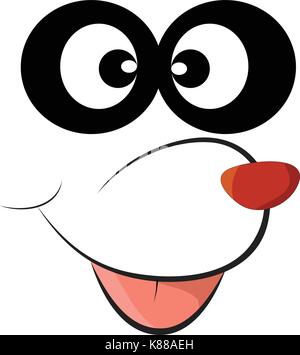 Smile mit Zunge Vektor symbol Icon Design Stock Vektor
