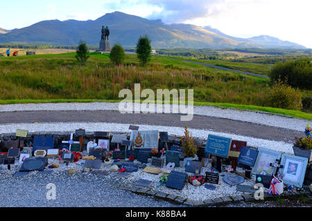 Die Commando Memorial, Spean Bridge - Schottland Stockfoto