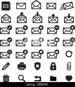 E-Mail-Symbol Stock Vektor
