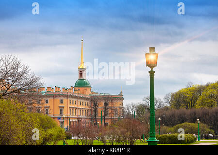 Russland. Sankt Petersburg. Engineering (Mikhailovsky) Burg Stockfoto