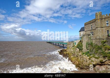 Clevedon Pier Somerset England Großbritannien Stockfoto