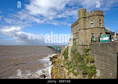 Clevedon Pier Somerset England Großbritannien Stockfoto