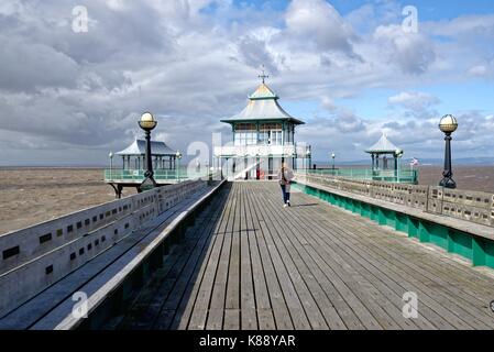 Clevedon Pier Somerset England Großbritannien Stockfoto