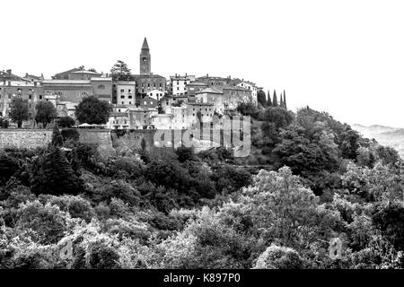 Stadt Labin in Istrien in Kroatien Stockfoto