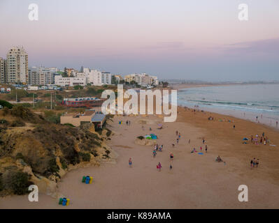 Algarve in Portugal - Armação de Pera Stockfoto