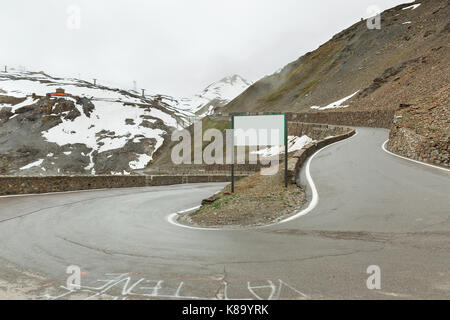 Panorama der Stilfser Joch, Italien Stockfoto