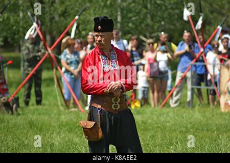 Krieger der Ukraine. Cossak. Stockfoto