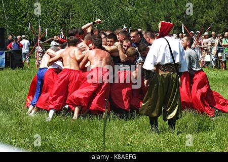 Krieger der Ukraine. Cossak. Stockfoto