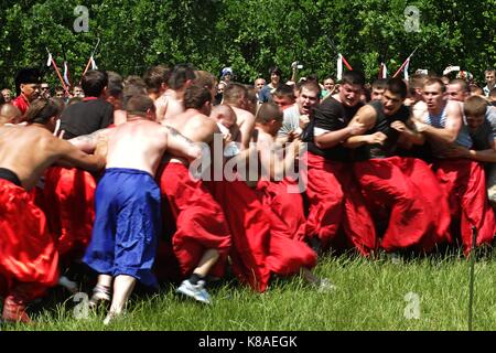 Krieger der Ukraine. Cossak. Stockfoto