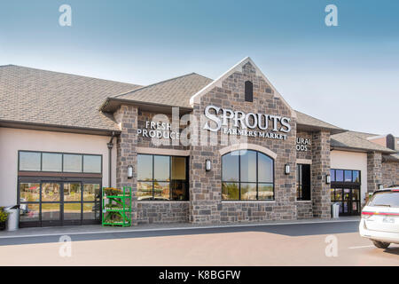 Sprossen Farmers Market, Verkauf von natürlichen, organischen und glutenfreie Lebensmittel in Oklahoma City, Oklahoma, USA. Stockfoto