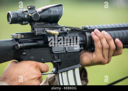 M16 A4 Feuerwaffe Stockfoto