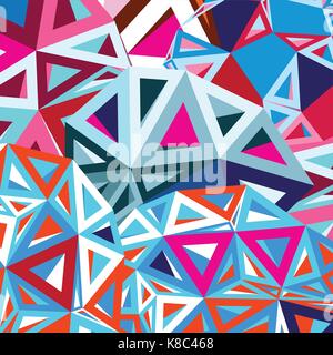 Geometrische abstrakte Hintergrund Stock Vektor