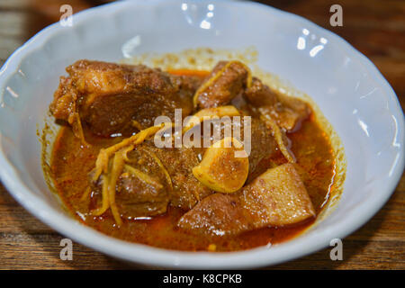Haeng legen Shan Schweinefleisch in Chiang Mai, Thailand curry Stockfoto