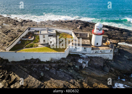 Leuchtturm in Cromwell, Valentia Island County Kerry Irland Stockfoto