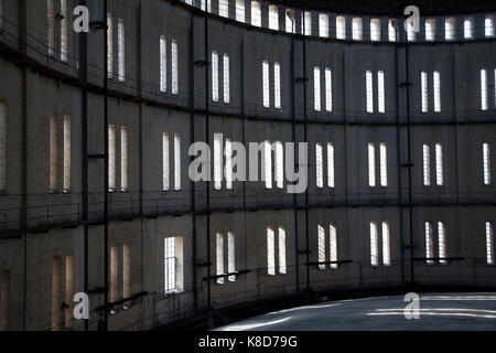 Ferdinand Bogergs Gaskocka / Gasometer Stockfoto