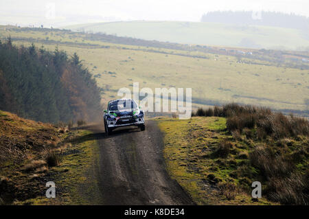 Dixies überqueren, auf halbem Weg 2. WRC 2011. Stockfoto