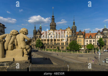 Dresden, Zwinger, der Residenz Schloss, Zwingerputten von Residenzschloss Stockfoto