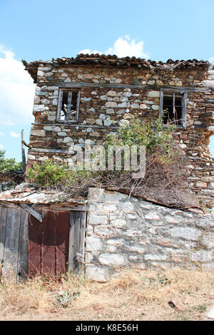 Altes Bauernhaus in Prespes See Florina Griechenland Stockfoto