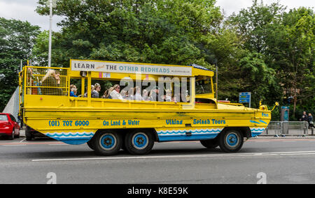 Irland, Dublin, Vikings Statdrundfahrt, Irland, Wikinger Statdrundfahrt Stockfoto