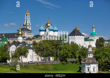 Die Heilige Dreifaltigkeit St. Sergius Lavra. Sergiev Posad. Russland Stockfoto