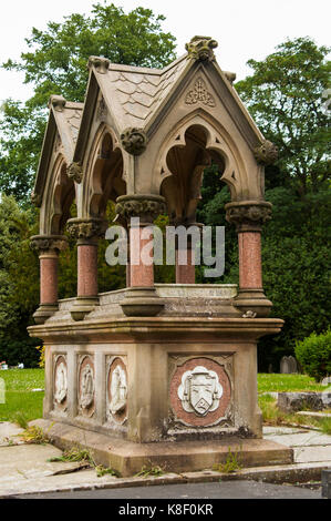 Macclesfield Cemetery, Cheshire, UK, England Stockfoto