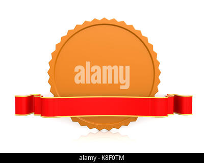 Dichtung mit Band Stockfoto