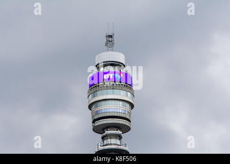 Der BT Tower in Westminster, London, UK Stockfoto