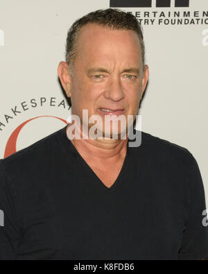 Westwood, USA. September 2017. Tom Hanks nimmt am 27. September 18,2017 an der Simply Shakespeare Benefit Freud Playhouse, UCLA Westwood, Kalifornien Teil. Stockfoto