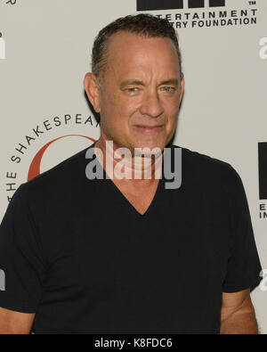 Westwood, USA. September 2017. Tom Hanks nimmt am 27. September 18,2017 an der Simply Shakespeare Benefit Freud Playhouse, UCLA Westwood, Kalifornien Teil. Stockfoto