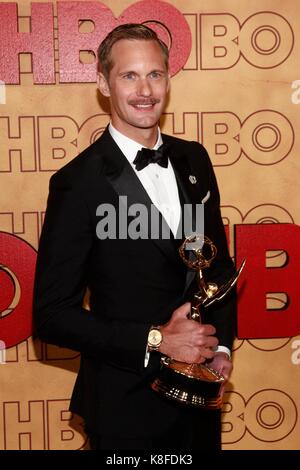 Los Angeles, CA, USA. 17 Sep, 2017. Alexander Skarsgard in der Ankunftshalle für HBO Emmy After Party - Teil 3, der Pacific Design Center, Los Angeles, CA 17. September 2017. Credit: JA/Everett Collection/Alamy leben Nachrichten Stockfoto