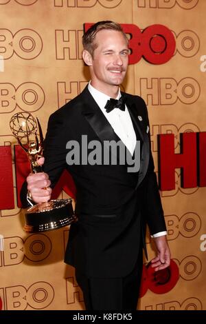 Los Angeles, CA, USA. 17 Sep, 2017. Alexander Skarsgard in der Ankunftshalle für HBO Emmy After Party - Teil 3, der Pacific Design Center, Los Angeles, CA 17. September 2017. Credit: JA/Everett Collection/Alamy leben Nachrichten Stockfoto