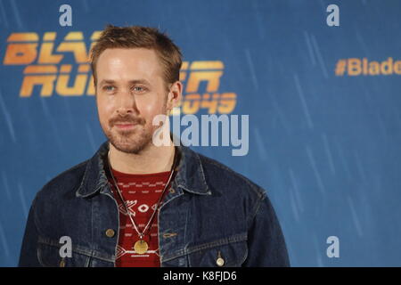 Madrid, Madrid, Spanien. 19 Sep, 2017. Ryan Gosling besuchen 'Blade Runner 2049' Fotoshooting in der Villa Magna Hotel am 19. September 2017 in Madrid, Spanien. Credit: Jack Abuin/ZUMA Draht/Alamy leben Nachrichten Stockfoto