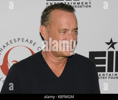 Westwood, USA. September 2017. Tom Hanks nimmt am 27. September 18,2017 an der Simply Shakespeare Benefit Freud Playhouse, UCLA Westwood, Kalifornien Teil. Stockfoto