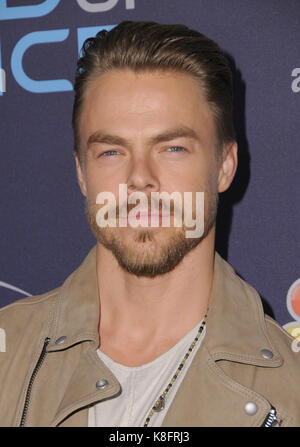 West Hollywood, CA, USA. 19 Sep, 2017. Derek Hough. Welt der Tanz Fest gehalten an Delila in West Hollywood. Credit: Birdie Thompson/AdMedia/ZUMA Draht/Alamy leben Nachrichten Stockfoto