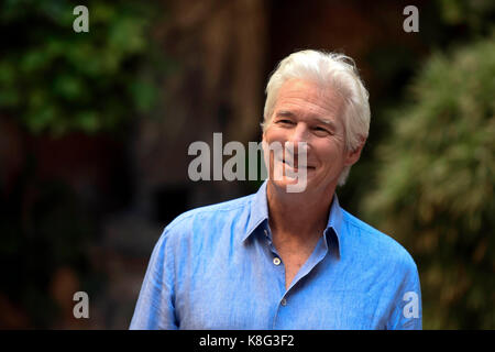 Italien, Rom, 18. September 2017: Richard Gere besucht das Fotoshooting des Films 'Norman' Foto © Fabio Mazzarella/Sintesi/Alamy Stock Foto Stockfoto