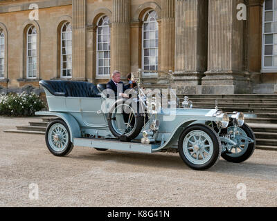 1908 Rolls Royce Silver Ghost Salon Prive Concours d'Elegance 2017 Blenheim Palace UK 31/8/17. Stockfoto