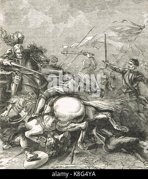 Der Schlacht von Flodden, 9. September 1513 Stockfoto