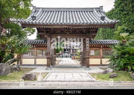 Kumamoto, Japan - Juni 17: Tempel von tamana Bezirk Präfektur Kumamoto ist einer der ältesten Orte in Japan. mit einer langen Tradition der kulturellen Ihr Stockfoto