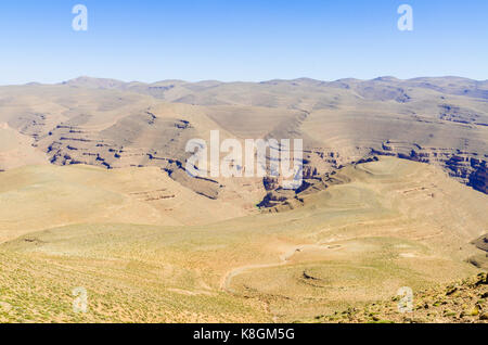 Schönen abgelegenen Landschaft im Mittleren Atlas Mountain region oder Marokko, Nordafrika. Stockfoto