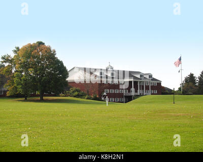 Hamilton, New York, USA, 16. September 2017. Die White Eagle Konferenz- und Veranstaltungszentrum am Lake Moraine in der Nähe der kleinen Stadt Hamilton, New York Stockfoto