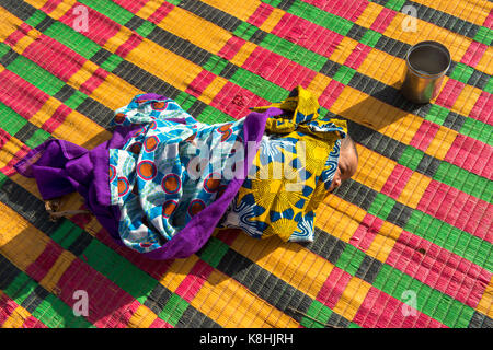 Neugeborenes Baby. Senegal. Stockfoto