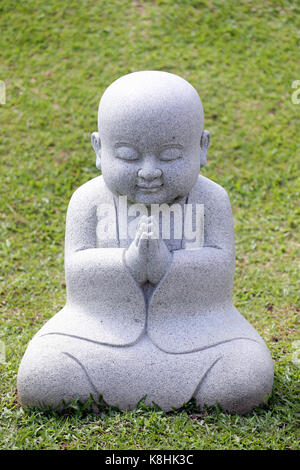 Kong meng san phor kark See Kloster. steinerner buddhistischer Mönch. singapur. Stockfoto