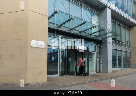 Vanquis Banking Group, vormals PFG, Provident Finacial Group, privater Kreditgeber, Hauptsitz, Bradford, West Yorkshire. Stockfoto