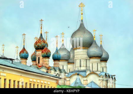 Kathedrale in Rostow Weliki, Jaroslawl Oblast Russland Stockfoto