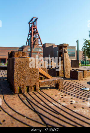 Coillery Zollverein, Weltkulturerbe der Unesco, in Essen, Deutschland, ehemalige Zeche, heute eine Mischung aus Museum, kulturelle Veranstaltung Ort und Industria Stockfoto