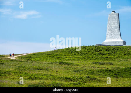 North Carolina, North Carolina, North Carolina, Atlantik, Outer Banks, Kill Devil Hills, Wright Brothers National Memorial, Luftfahrtgeschichte, Denkmal, NC170518175 Stockfoto