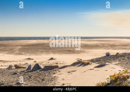 Unberührte Küste am Playa Cangrejo in Oaxaca, Mexiko Stockfoto