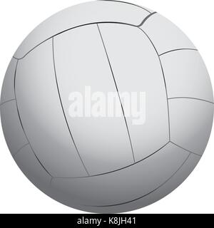 Isolierte Volleyball ball Stock Vektor